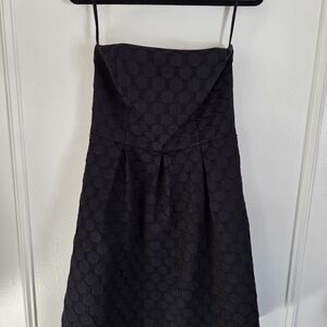 White House Black Market Strapless Black Dress